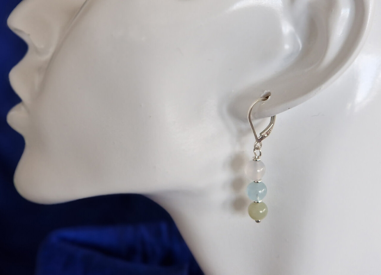 Zilveren oorbellen sterrenbeeld tweelingen 6 mm