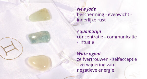 Zilveren oorbellen sterrenbeeld tweelingen 6 mm