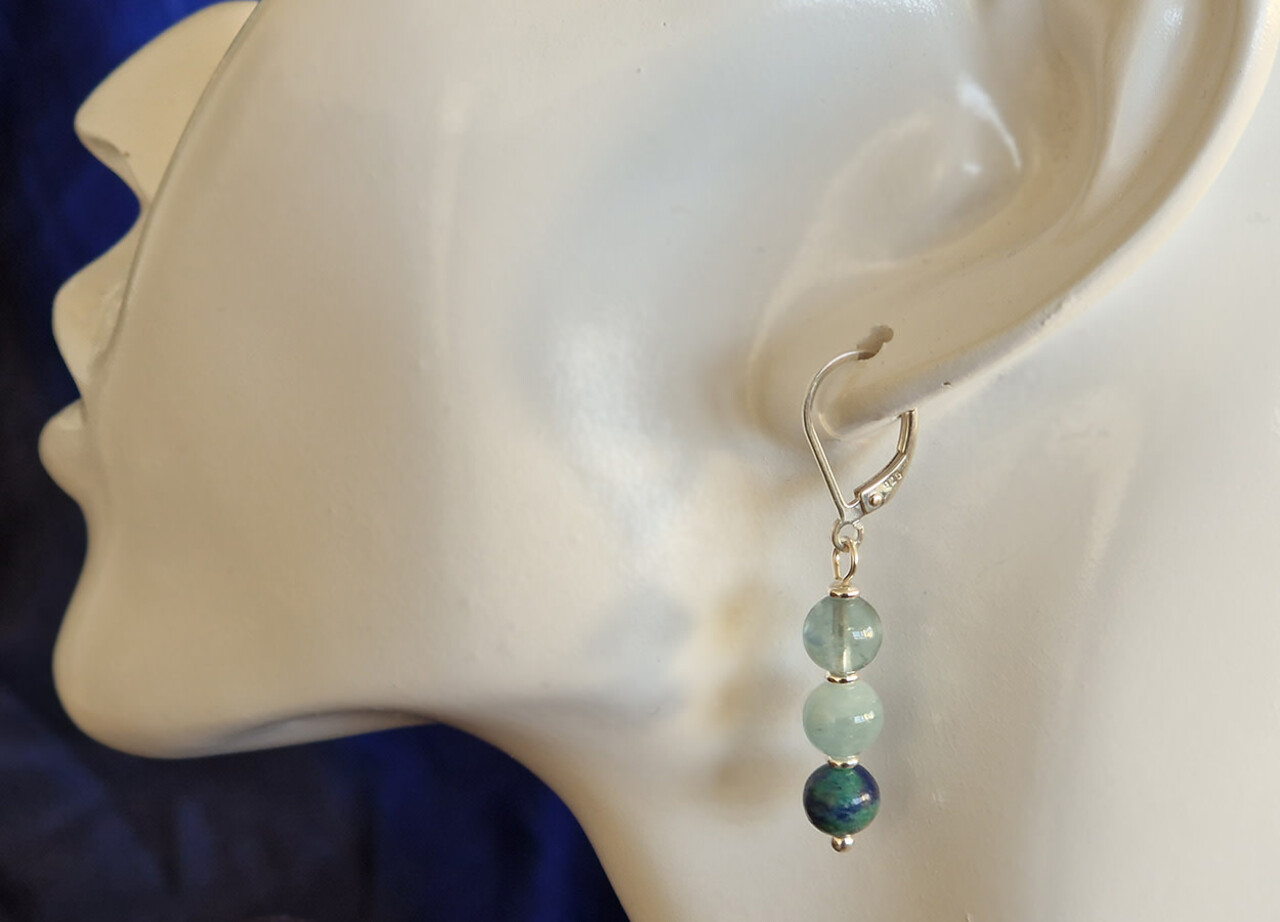 Zilveren oorbellen sterrenbeeld waterman 6 mm Zilveren oorbellen sterrenbeeld waterman 6 mm