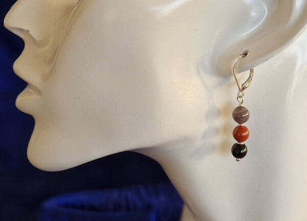 Zilveren oorbellen sterrenbeeld schorpioen 6 mm