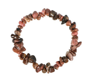 Rhodoniet armband split Rhodoniet armband split