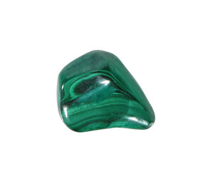Malachiet steen getrommeld 30 - 50 gram Malachiet steen getrommeld 30 - 50 gram