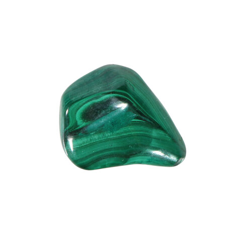 Malachiet steen getrommeld 30 - 50 gram Malachiet steen getrommeld 30 - 50 gram