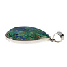 Zilveren hanger azuriet-malachiet | druppel 3,3 x 2,3 cm Zilveren hanger azuriet-malachiet | druppel 3,3 x 2,3 cm