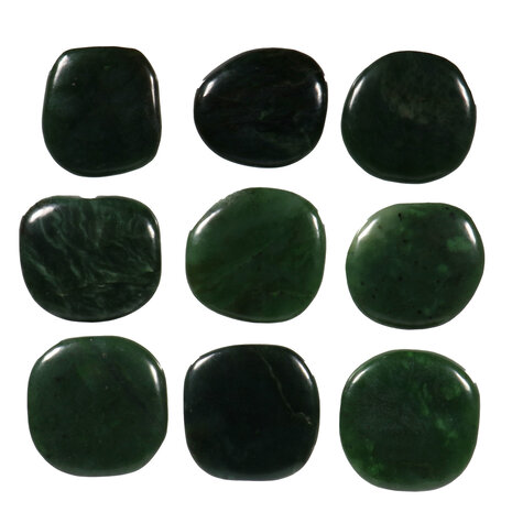 Jade steen plat gepolijst Jade steen plat gepolijst