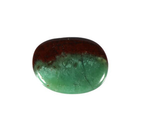 Chrysopraas steen plat gepolijst Chrysopraas steen plat gepolijst