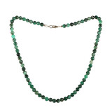 Smaragd ketting 6 mm kralen Smaragd ketting 6 mm kralen