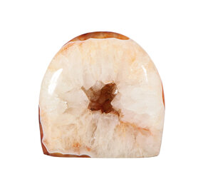 Carneool sculptuur 16,5 x 16 x 7 cm | 3021 gram Carneool sculptuur 16,5 x 16 x 7 cm | 3021 gram