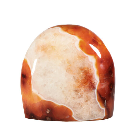 Carneool sculptuur 16,5 x 16 x 7 cm | 3021 gram Carneool sculptuur 16,5 x 16 x 7 cm | 3021 gram