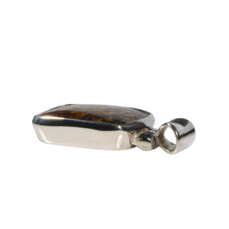 Zilveren hanger golden healer (limonietkwarts) | rechthoek 1,7 x 1,2 cm Zilveren hanger golden healer (limonietkwarts) | rechthoek 1,7 x 1,2 cm