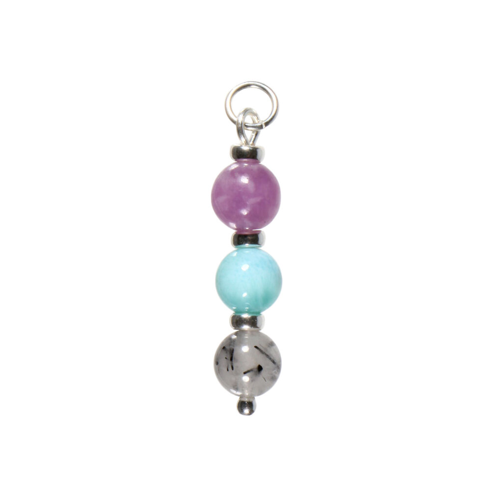 FUN JEWELS Swirl Kleurverandering Ovale Kristal Steen Messing Bloem Hanger Mood Ketting 18 Zilveren Ketting Voor Vrouwen