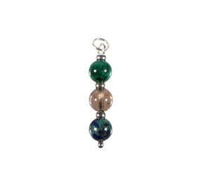 Zilveren hanger reuma en fibromyalgie 6 mm kralen Zilveren hanger reuma en fibromyalgie 6 mm kralen