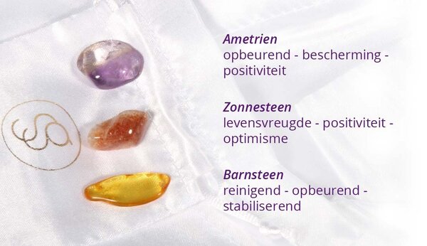 Altaartje "Positieve energie & Levensvreugde" kaketoe met edelstenen Altaartje "Positieve energie & Levensvreugde" kaketoe met edelstenen