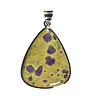 Zilveren hanger atlantisiet | druppel 3,7 x 3 cm Zilveren hanger atlantisiet | druppel 3,7 x 3 cm