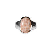 Zilveren ring natroliet maat 18 | ovaal 1,5 x 1 cm Zilveren ring natroliet maat 18 | ovaal 1,5 x 1 cm