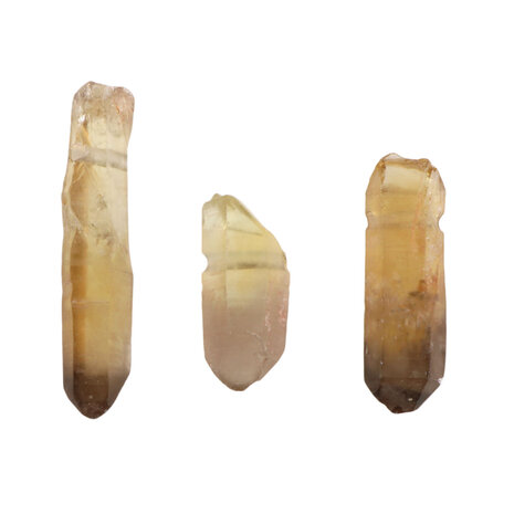 Citrien met rookkwarts (smoky citrien) hanger kristal doorboord Citrien met rookkwarts (smoky citrien) hanger kristal doorboord