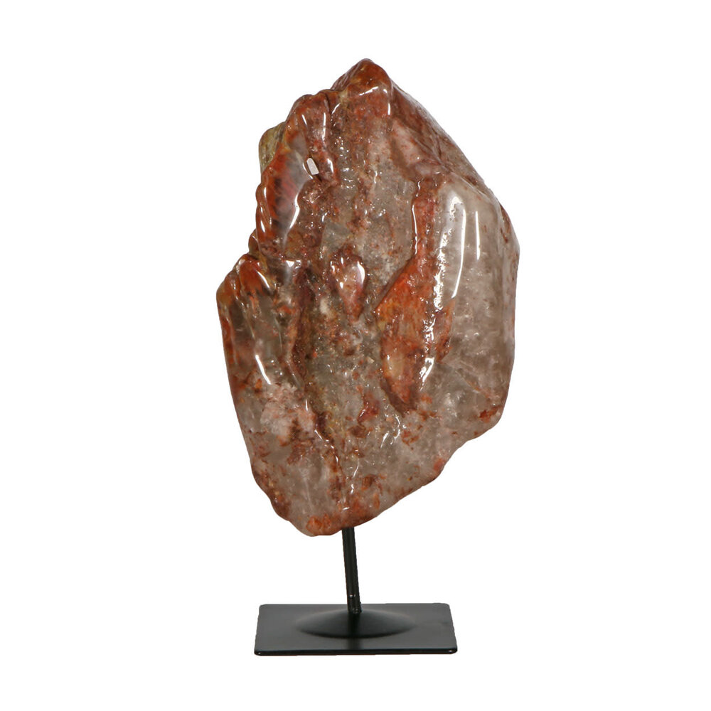 Engel fantoomkwarts op standaard 12 x 8 x 4 cm | 428 gram Engel fantoomkwarts op standaard 12 x 8 x 4 cm | 428 gram