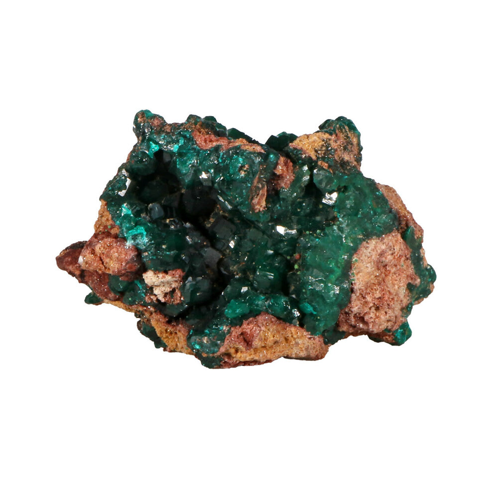 Dioptaas A-kwaliteit cluster 8 x 6 x 4,5 cm | 133 gram Dioptaas A-kwaliteit cluster 8 x 6 x 4,5 cm | 133 gram