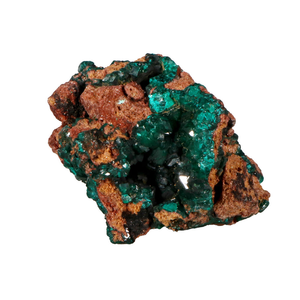 Dioptaas A-kwaliteit cluster 8 x 6 x 4,5 cm | 133 gram Dioptaas A-kwaliteit cluster 8 x 6 x 4,5 cm | 133 gram