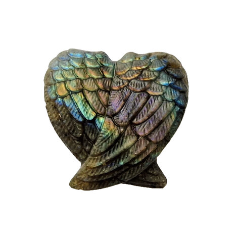 Labradoriet engelenvleugels 3,8 x 3,6 cm