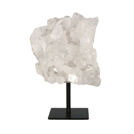 Bergkristal cluster op standaard 10,5 x 10,5 x 8,5 cm | 1090 gram