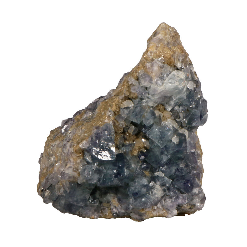 Fluoriet (paars/blauw/groen) tweezijdig cluster 12,5 x 8,5 x 7,5 cm | 761 gram Fluoriet (paars/blauw/groen) tweezijdig cluster 12,5 x 8,5 x 7,5 cm | 761 gram