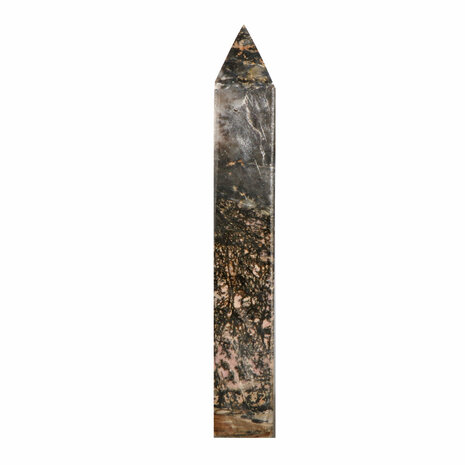 Rhodoniet obelisk 17 x 4 x 2,5 cm | 503 gram Rhodoniet obelisk 17 x 4 x 2,5 cm | 503 gram