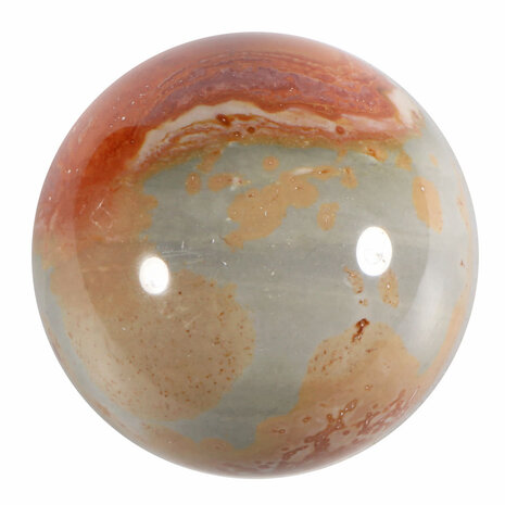 Jaspis (polychroom) bol 87 mm | 857 gram Jaspis (polychroom) bol 87 mm | 857 gram