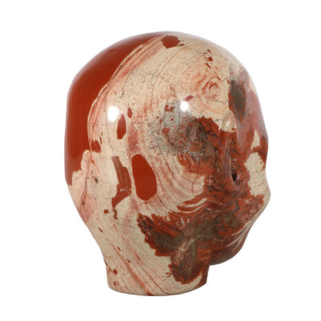 Jaspis (rood) fairy schedel 13 x 12 x 7,5 cm | 2291 gram
