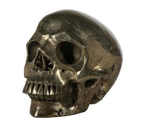 Pyriet kristallen schedel 17 x 14 x 11,5  cm | 5709 gram