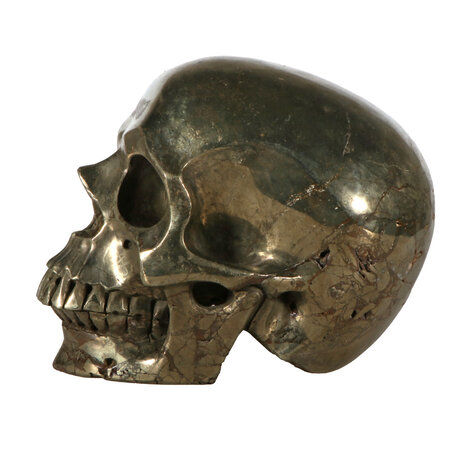 Pyriet kristallen schedel 17 x 14 x 11,5  cm | 5709 gram Pyriet kristallen schedel 17 x 14 x 11,5  cm | 5709 gram