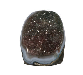 Amethist (galaxy) cluster staand 8 x 7 x 6 cm | 414 gram Amethist (galaxy) cluster staand 8 x 7 x 6 cm | 414 gram