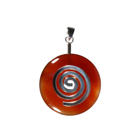 Zilveren houder voor donut hangers spiraal (voor donuts vanaf 3 cm) Zilveren houder voor donut hangers spiraal (voor donuts vanaf 3 cm)