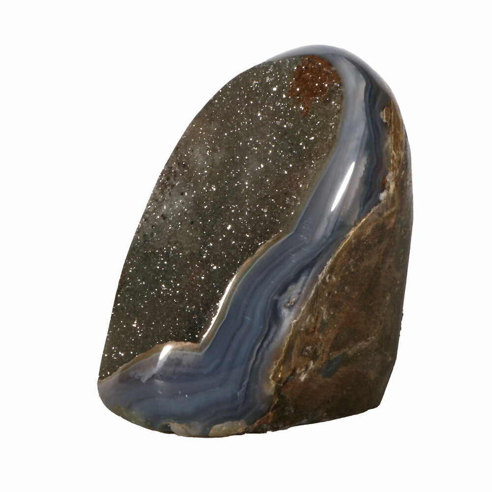 Amethist (galaxy) cluster staand 9,5 x 8,5 x 8 cm | 689 gram Amethist (galaxy) cluster staand 9,5 x 8,5 x 8 cm | 689 gram