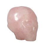 Rozenkwarts alien schedel 7,5 x 7,5 x 6 cm | 565 gram Rozenkwarts alien schedel 7,5 x 7,5 x 6 cm | 565 gram