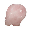 Rozenkwarts alien schedel 7,5 x 7,5 x 6 cm | 565 gram Rozenkwarts alien schedel 7,5 x 7,5 x 6 cm | 565 gram