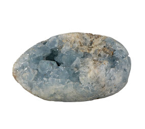 Celestien edelsteen ei 11 x 7,5 x 7 cm | 791 gram Celestien edelsteen ei 11 x 7,5 x 7 cm | 791 gram