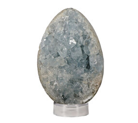 Celestien edelsteen ei 12,5 x 9 x 5,5 cm | 938 gram Celestien edelsteen ei 12,5 x 9 x 5,5 cm | 938 gram