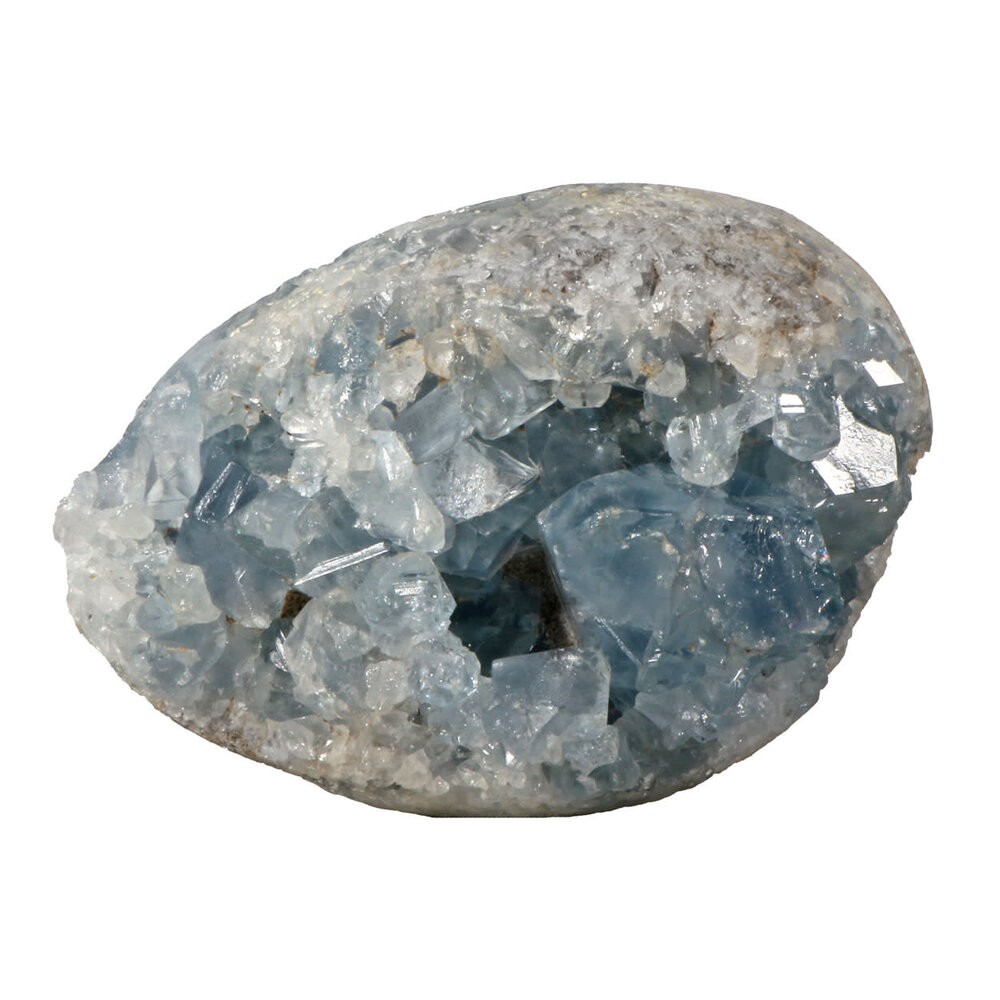 Celestien edelsteen ei 11 x 8 x 7 cm | 972 gram Celestien edelsteen ei 11 x 8 x 7 cm | 972 gram