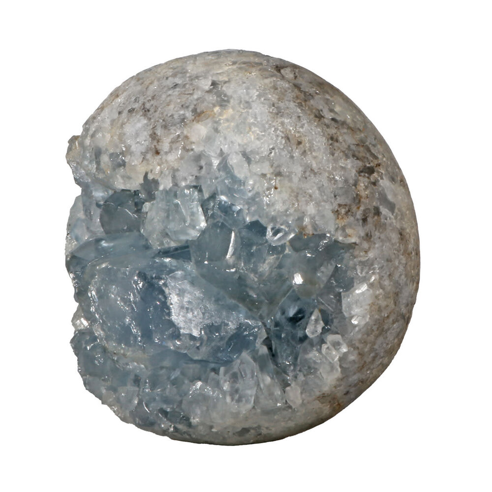 Celestien edelsteen ei 11 x 8 x 7 cm | 972 gram Celestien edelsteen ei 11 x 8 x 7 cm | 972 gram