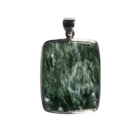 Zilveren hanger serafiniet | rechthoek 3,5 x 2,8 cm Zilveren hanger serafiniet | rechthoek 3,5 x 2,8 cm