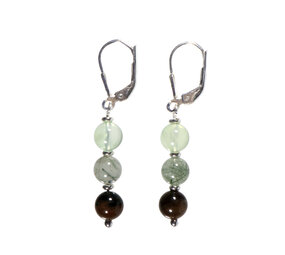 Zilveren oorbellen ADHD & hyperactiviteit 6 mm kralen