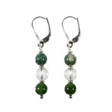 Zilveren oorbellen geluk & voorspoed 6 mm kralen Zilveren oorbellen geluk & voorspoed 6 mm kralen
