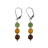 Zilveren oorbellen goede reis 6 mm kralen Zilveren oorbellen goede reis 6 mm kralen