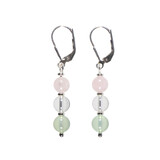 Zilveren oorbellen terug naar jezelf 6 mm kralen Zilveren oorbellen terug naar jezelf 6 mm kralen