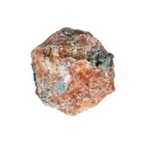 Apatiet (blauw) met calciet (oranje) ruw 80 - 150 gram Apatiet (blauw) met calciet (oranje) ruw 80 - 150 gram