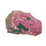 Calciet (cobalto) kristallen op matrix ruw 275 - 350 gram Calciet (cobalto) kristallen op matrix ruw 275 - 350 gram