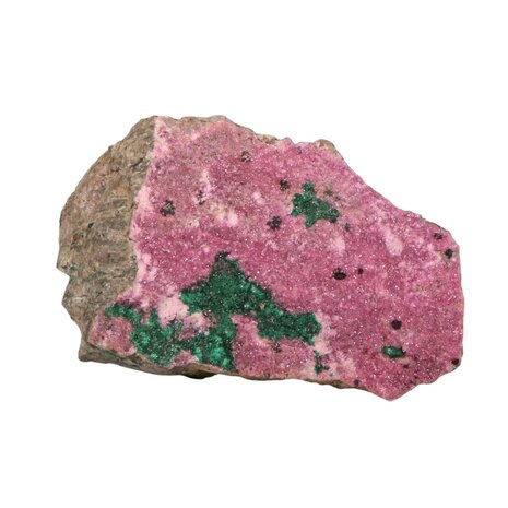 Calciet (cobalto) kristallen op matrix ruw 275 - 350 gram Calciet (cobalto) kristallen op matrix ruw 275 - 350 gram