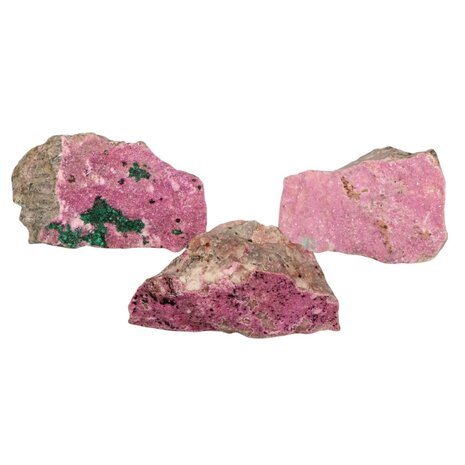 Calciet (cobalto) kristallen op matrix ruw 275 - 350 gram Calciet (cobalto) kristallen op matrix ruw 275 - 350 gram