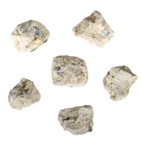 Saffier kristallen  in matrix ruw 15 - 30 gram Saffier kristallen  in matrix ruw 15 - 30 gram